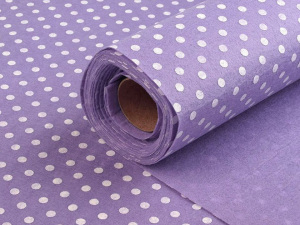 Plsť / filc šíře 41 cm s puntíky
