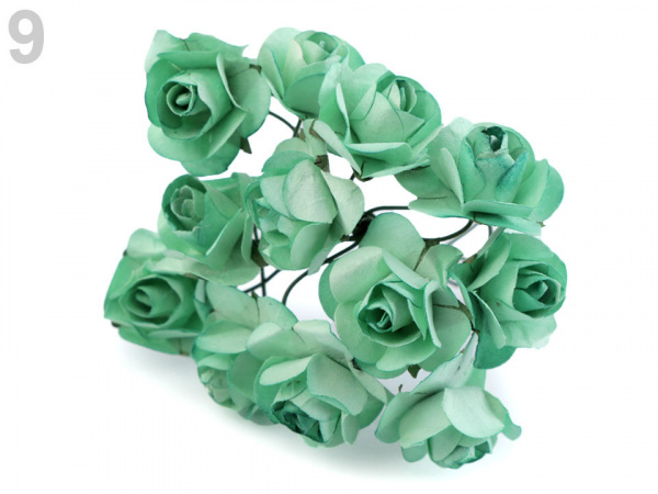 Růže na drátku / polotovar na vývazky Ø20 mm