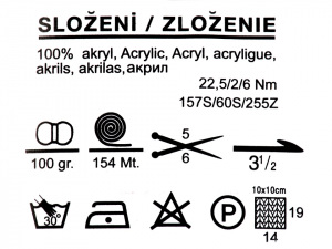 Pletací příze Kabaret 100 g