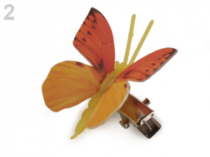 Dekorace motýl 3D s klipem