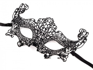 Karnevalová maska - škraboška krajková