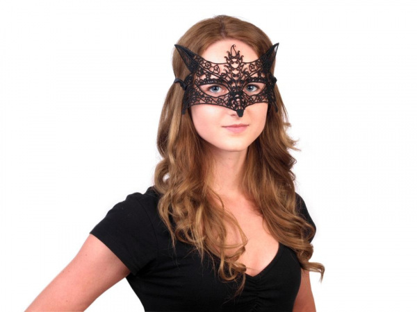 Karnevalová maska - škraboška krajková