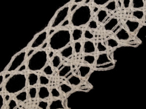 Lněná krajka šíře 19 mm paličkovaná