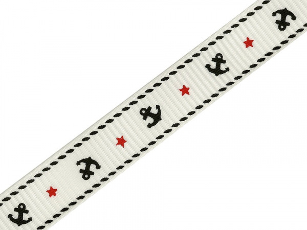Rypsová stuha šíře 10 mm kotvy
