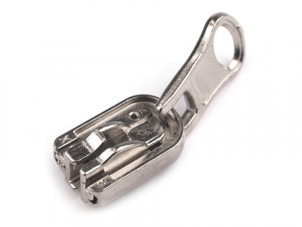 Jezdec ke spirálovým zipům 6 mm překlápěcí