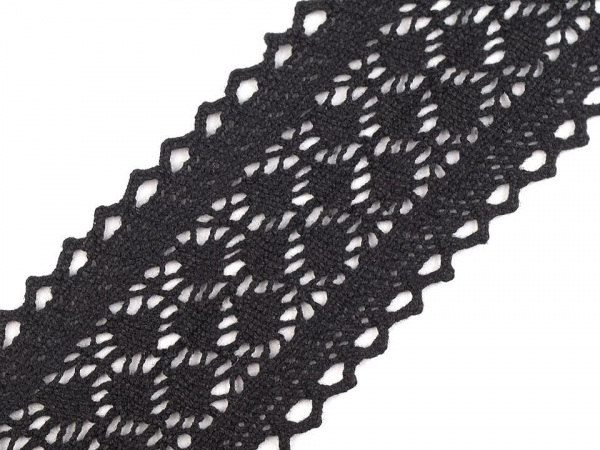 Krajka / vsadka paličkovaná šíře 60 mm