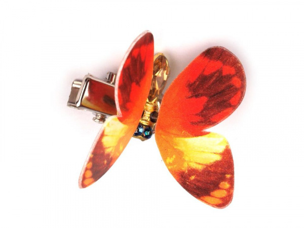 Dekorace motýl 3D s klipem