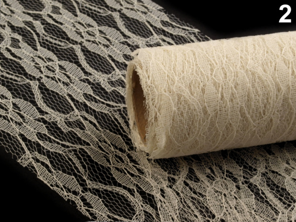 Dekorační krajka / stuha šíře 15 cm