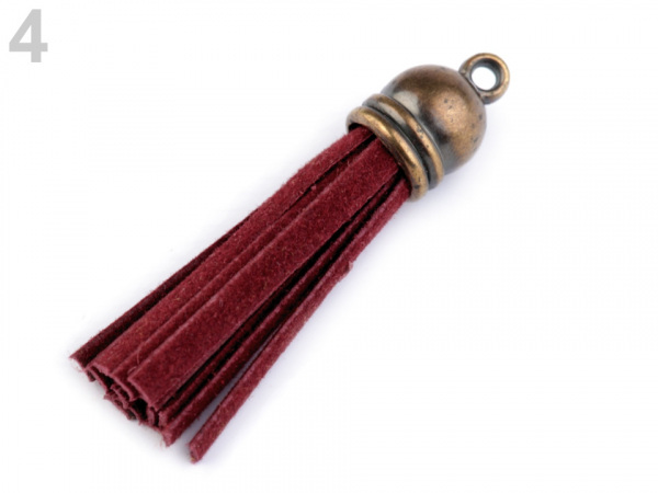 Přívěsek střapec délka 48 mm