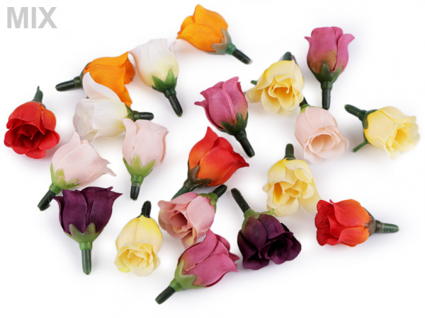 Umělý květ růže Ø2,5 cm