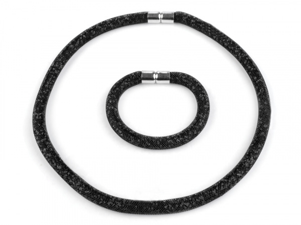 Dutinkový náhrdelník a náramek sada