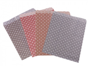 Papírový sáček 15x19 cm s puntíky