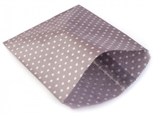 Papírový sáček 15x19 cm s puntíky