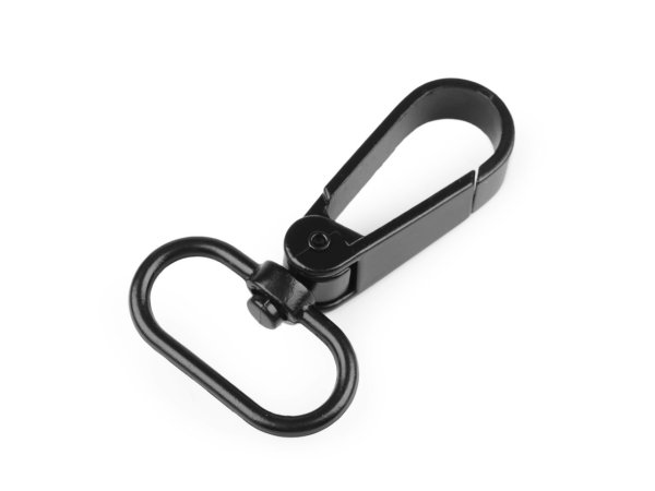 Kovová karabina s obrtlíkem průvlek 25 mm