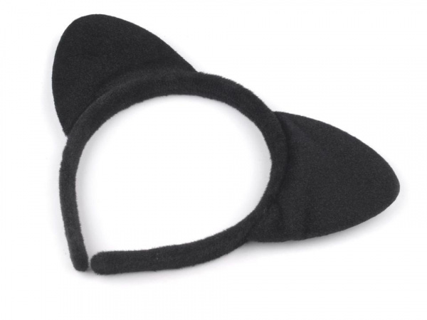 Karnevalová čelenka - kočičí uši