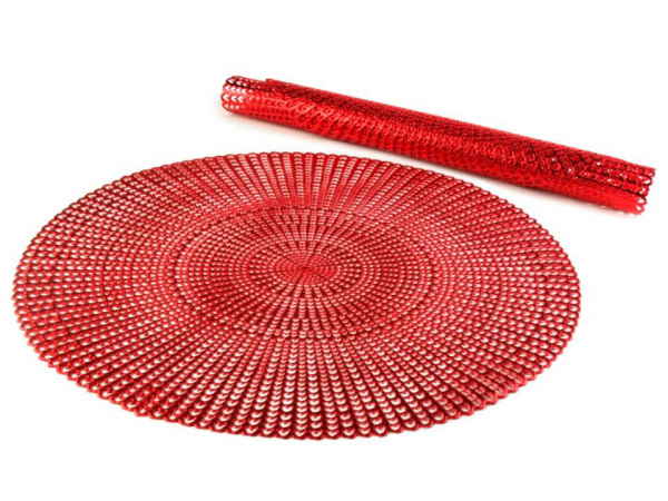 Metalické prostírání Ø41 cm