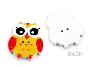Knoflík dětský velikost 40" sova