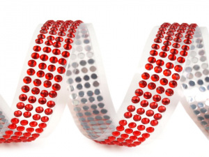 Samolepicí páska šíře 13 mm perly a kamínky