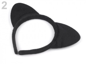 Karnevalová čelenka - kočičí uši
