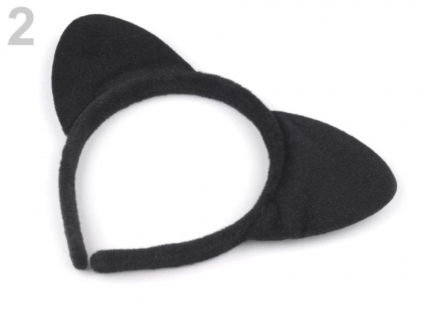 Karnevalová čelenka - kočičí uši