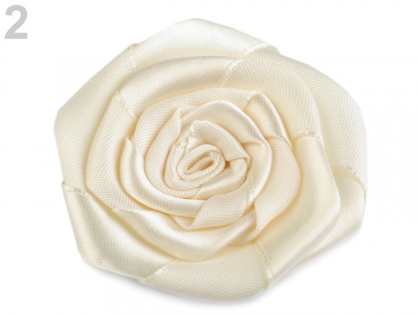 Saténová růže Ø55 mm