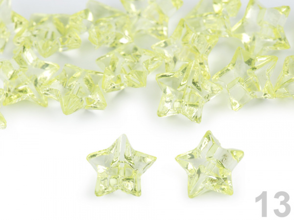 Knoflík hvězdička velikost 20"