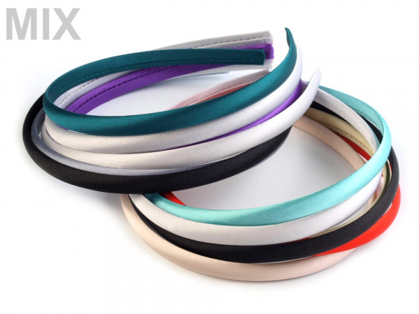 Saténová čelenka do vlasů