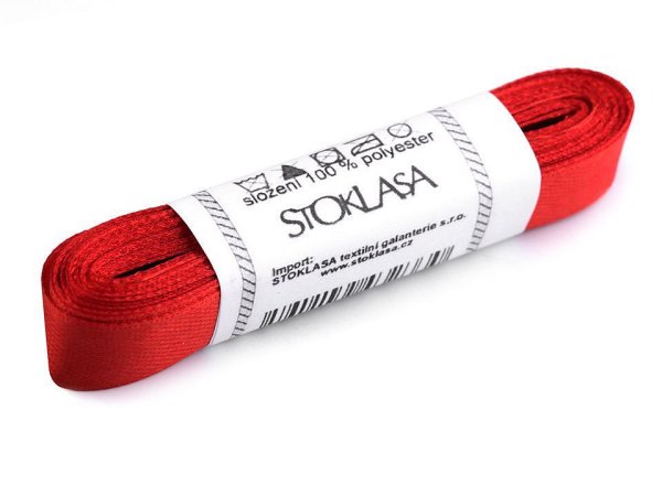 Atlasová stuha svazky po 5 m šíře 12 mm