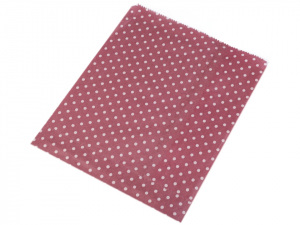Papírový sáček 20x26 cm s puntíky
