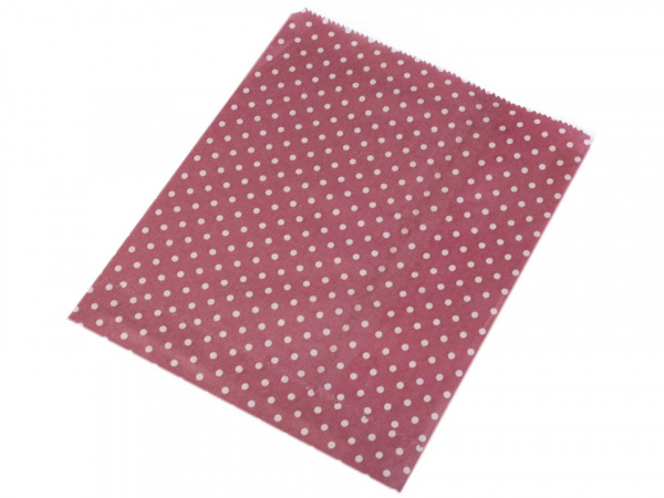 Papírový sáček 20x26 cm s puntíky