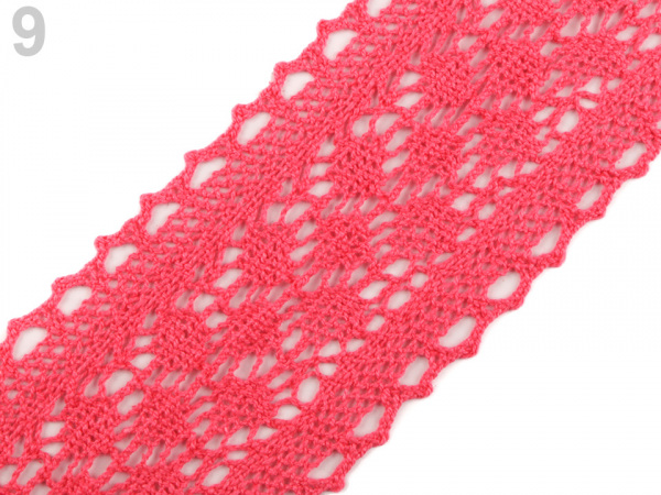 Krajka / vsadka paličkovaná šíře 60 mm