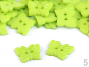 Knoflík dětský velikost 24" motýl