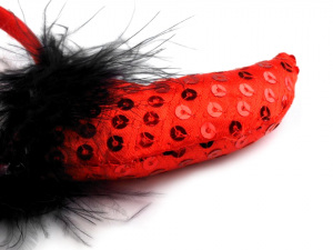 Karnevalová čelenka - čertí rohy