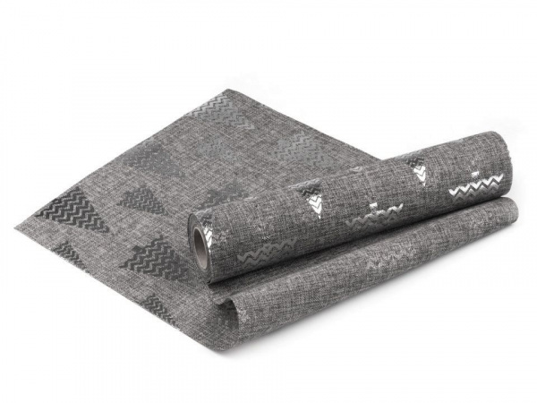 Imitace juty šíře 36 cm vánoční