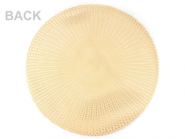 Metalické prostírání Ø41 cm