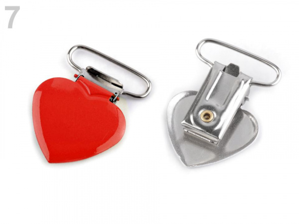 Šlový závěs šíře 25 mm lakovaný