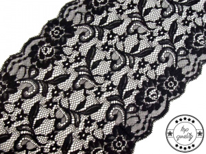 Elastická krajka / vsadka / běhoun šíře 21 cm