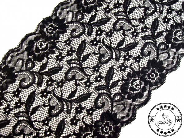 Elastická krajka / vsadka / běhoun šíře 21 cm