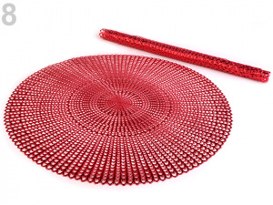 Metalické prostírání Ø41 cm