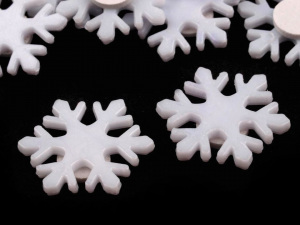 Samolepicí dekorace vločky Ø23 mm