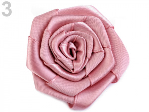 Saténová růže Ø55 mm