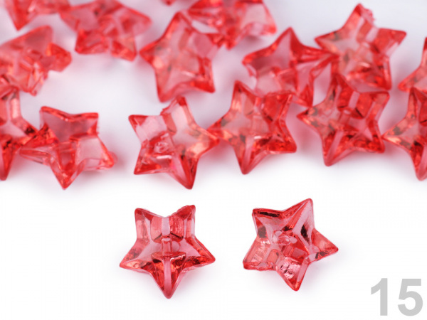 Knoflík hvězdička velikost 20"