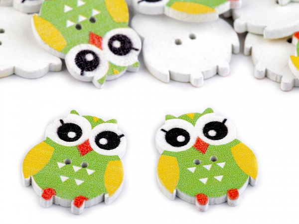 Knoflík dětský velikost 40" sova