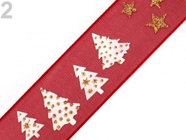 Stuha stromeček šíře 27 mm