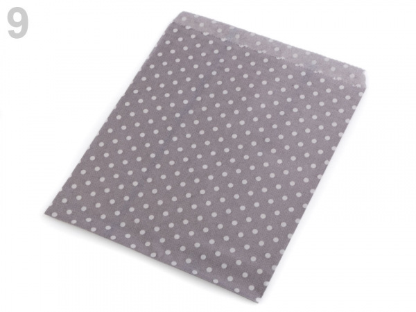 Papírový sáček 15x19 cm s puntíky