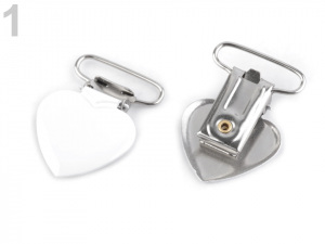 Šlový závěs šíře 25 mm lakovaný