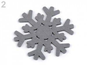 Dřevěná vločka Ø63 mm