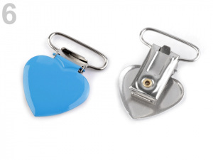 Šlový závěs šíře 25 mm lakovaný