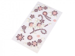 Samolepicí dekorace květy / vločky