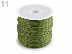 Šňůra bavlněná Ø0,8 mm voskovaná